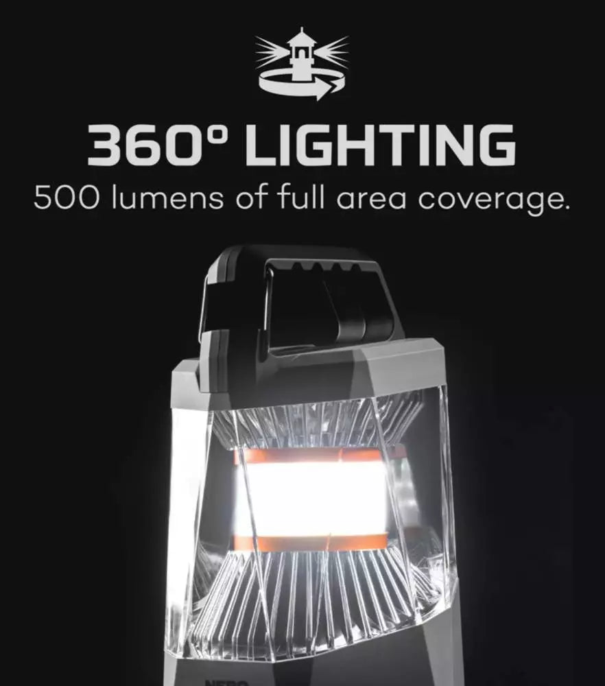 Nebo Galileo 500 Lumen Flex Lantern and Power Bank