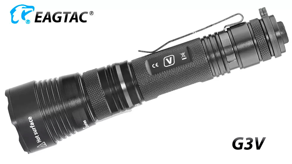 EagleTac G3V 3200 Lumen USB-C Rechargeable Tactical Flashlight