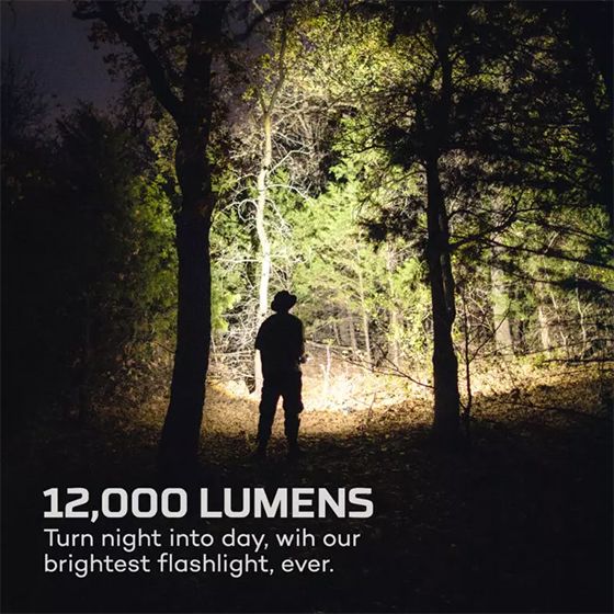 Nebo 12K 12,000 Lumen Rechargeable Flashlight