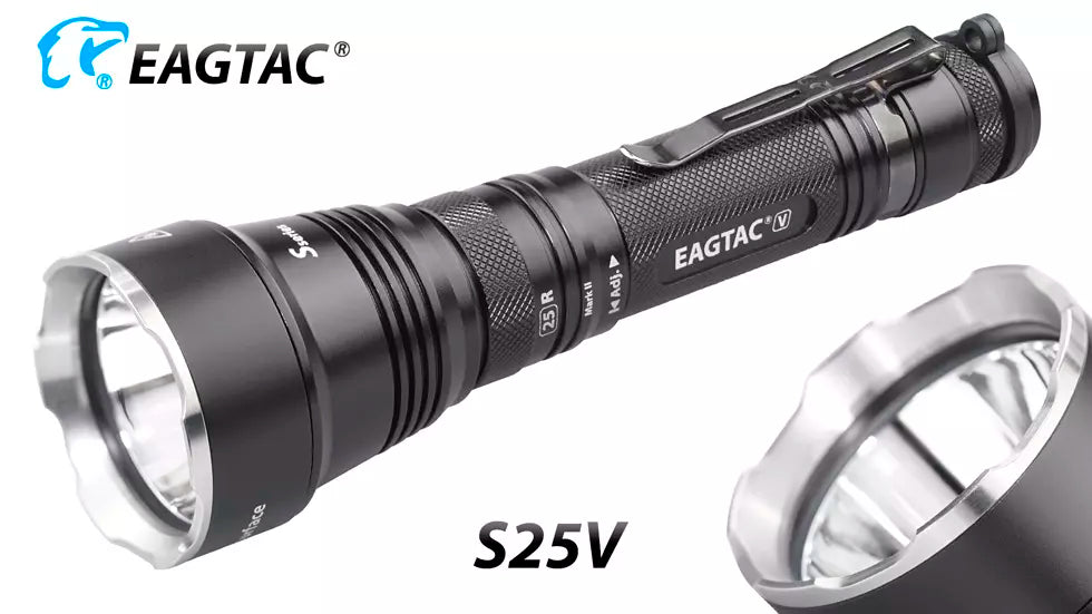 EagleTac S25V 1200 Lumen USB-C Rechargeable Flashlight - 660m