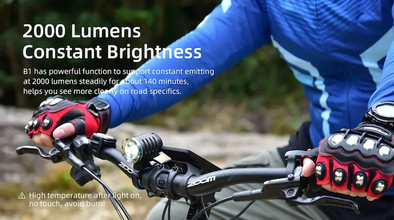 Wuben B1 3600 Lumen Rechargeable Bike Light