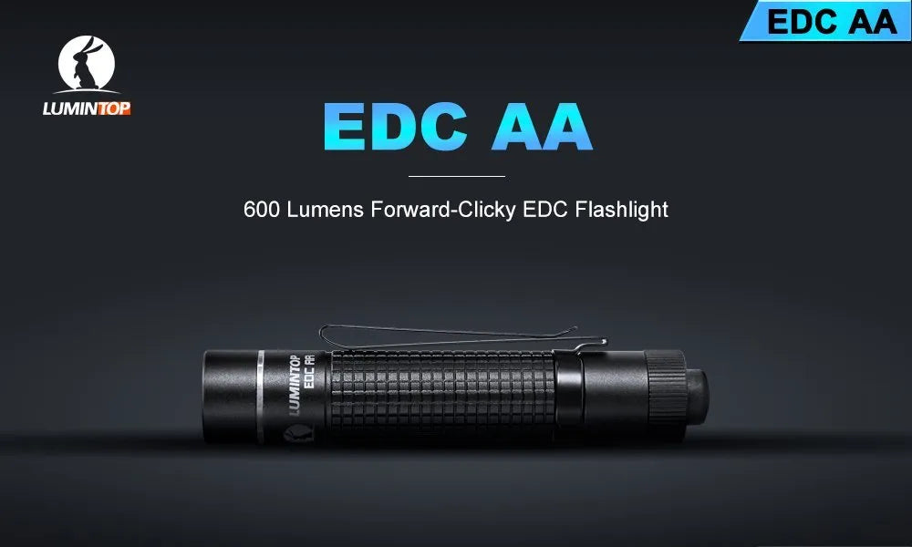 Lumintop EDC 600 Lumen Ultra Compact AA Torch